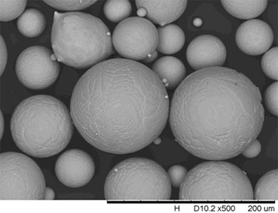 Arcast Arc 500 powder micrograph