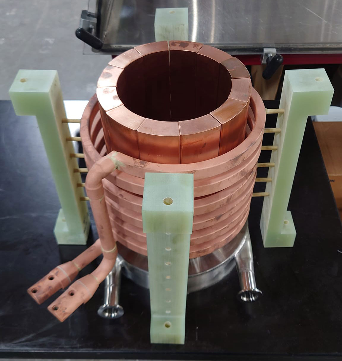 An Arcast custom made cold crucible induction module